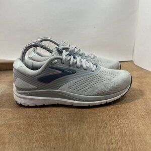 Brooks Addiction 14 Womens Size 7.5 D Wide Grey Lace Up Running Walking Shoes